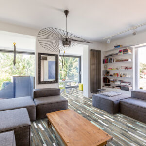 Comfortable lounge room with sofas Bone